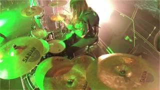 DARK FUNERALHail MurderDominatorlive at Brutal Assault 2016 Drum Cam [upl. by Atlanta]