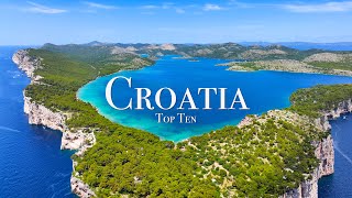 Top 10 Places To Visit in Croatia  Travel Guide [upl. by Isak]