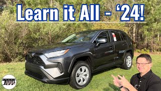 2024 RAV4 LE Review amp Tutorial Buttons Controls Specs More [upl. by Edyth790]