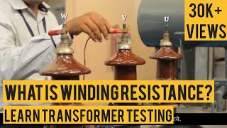 Transformer Testing  WINDING RESISTANCE TEST  हिंदी [upl. by Forcier]