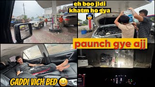 gaddi vich bed bna lya mahabir hona ne  anni jldi mukk v def  pind a gye  Dhillonpreet Vlog [upl. by Briant]