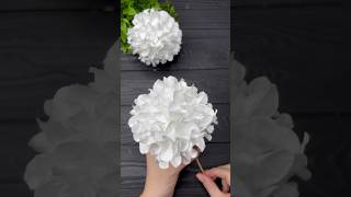 How to make Easy Tissue Paper Flowers DIY Paper Craft Tutorial [upl. by Ahsika]