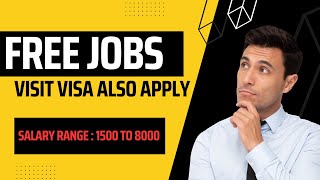 Free Jobs In Dubai 2023  Visit and freshers visa also apply  Internship Opportunity available [upl. by Ahsiekar]