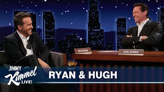 Guest Hosts Ryan Reynolds amp Hugh Jackman Interview Each Other [upl. by Ellehcal]