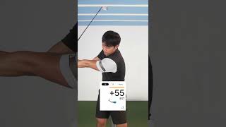 Fix Over Swing Part 9 golf golftips shorts [upl. by Aiht]