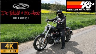 Harley Davidson Softail Standard 2022  Dr Jekill amp Mr Hyde  Big Shot  Exhaust Sound Normal Ride [upl. by Cul]