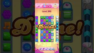 Candy Crush Saga level 393  NO SOUND  High Speed [upl. by Alin267]