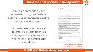 SENA CENTRO DE GESTIÓN ADMINISTRATIVA PORTAFOLIO DEL APRENDIZ [upl. by Tomasz]