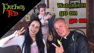 Irish Girl amp Priest React to Father Ted [upl. by Cassandry756]