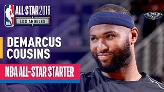 DeMarcus Cousins 2018 AllStar Starter  Best Highlights 20172018 [upl. by Adnal]