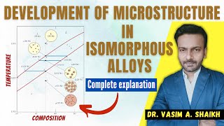 Development of Microstructure  Isomorphous Alloys  Materials Science Engineering  Dr Vasim Shaikh [upl. by Neukam]