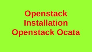 Basic Openstack Administration Part 1 [upl. by Culberson379]