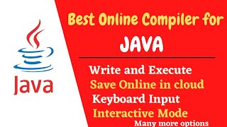 Java Best Online Compiler  JDoodle  WriteCompileExecuteSAVE ONLINE  Java Tutorial [upl. by Trebleht]