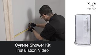 Cyrene Shower Kit  Installation Video [upl. by Schroder]