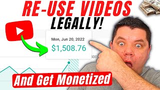 How To Get MONETIZED On YouTube REUSING Other Peoples Videos Legally YouTube Monetization Tutorial [upl. by Westney]