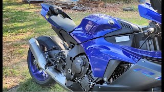 How to Remove the Passenger Foot Pegs on a 2023 Yamaha R1 [upl. by Itisahc]