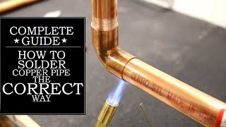 How to Solder Copper Pipe The CORRECT Way  GOT2LEARN [upl. by Gustave]