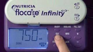 Flocare Infinity Enteral Feeding Pump  Programming [upl. by Adnilim]