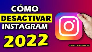 Como desactivar instagram en 2022 ✅ Suspender o Inhabilitar temporalmente 🦄 [upl. by Niveek37]