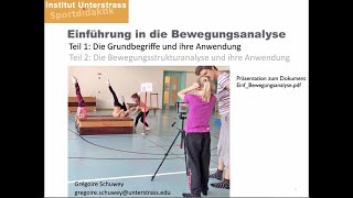 Einfuehrung Bewegungsanalyse Teil1 [upl. by Egedan]