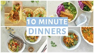 EASY 10 Minute Dinner Recipes  Healthy Dinner Ideas [upl. by Ripley457]