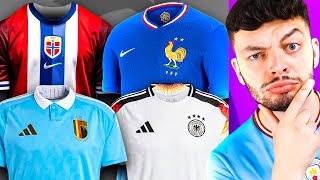 Harshly Ranking EVERY New 2024 National Team Kit [upl. by Ttoile]