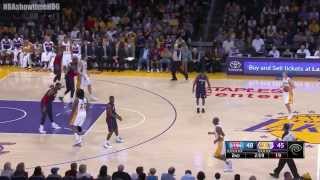 Andre Drummonds SICK off the Backboard dunk from Brandon Jennings vs Lakers HD [upl. by Mcnully]