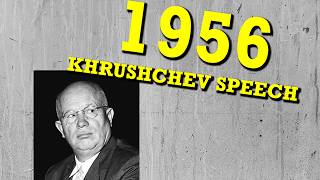 1956  Khrushchev delivers his secret speech  Jamie Sheas NATO History Class [upl. by Icam335]