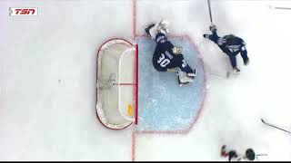 Denton Mateychuk Makes a crazy play and pass from Owen Beck Canada vs Finland World Jrs [upl. by Eidak41]