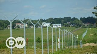 Lithuanias fence on Kaliningrad border  DW Documentary [upl. by Bambie]