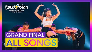 Eurovision 2024 RECAP of all Songs Grand Final [upl. by Ettelegna521]