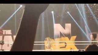 Becky Lynch NXT No Mercy entrance LIVE vs Tiffany Stratton [upl. by Asiat]