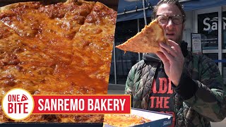 Barstool Pizza Review  SanRemo Bakery Etobicoke ON [upl. by Ydne165]