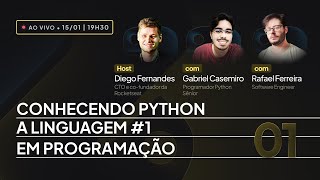 Conhecendo Python  a linguagem 1 em programação  Workshop de Carreira em Python [upl. by Senaj]