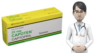 CAPOTEN captopril capoten para que sirve capoten 25 mg tablet [upl. by Rawdin]