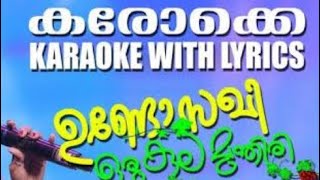 Undo sakhi karaoke with lyrics unplugged karaoke unplugged evergreen malayalam song mappila song [upl. by Nyret]