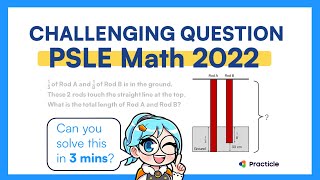 PSLE Math 2022 question answered  Paper 1 [upl. by Aneelak207]