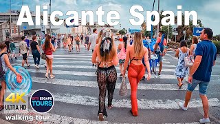 Alicante SPAIN 🇪🇸 Walking Tour 4k UHD 60fps [upl. by Drarrej]