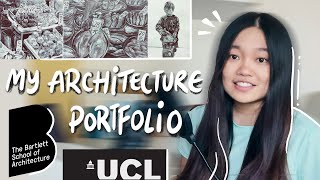 Accepted UCL Bartlett Portfolio  Other UK Unis  BSc Architecture [upl. by Barnaby]