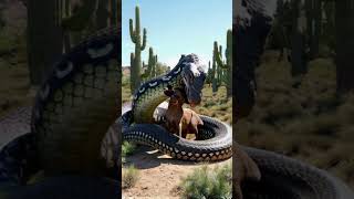 Elephant watches snake attack deer fight in the wild [upl. by Annahvas]