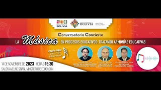 Conversatorio La música en los procesos educativos trazando armonías educativas [upl. by Grath755]