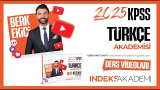 1 2025 KPSS  Türkçe  Sözcükte Anlam  Çok Anlamlılık  Sözcükte Anlam Özellikleri  Berk EKİCİ [upl. by Eipper]