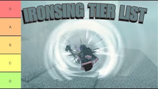 THE IRONSING tier list  Deepwoken [upl. by Aileon]