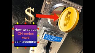 How to program a CHSeries MultiCoin Acceptor Münzprüfer CH926 for Arcade and Vending Machines [upl. by Attenyt351]