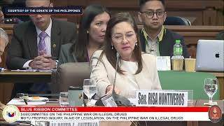 Hontiveros tells Duterte Unacceptable to kill suspects big or small and ignore due process [upl. by Bausch]