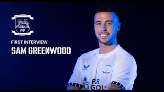 FIRST INTERVIEW  Sam Greenwood Joins PNE On Loan [upl. by Elocal]