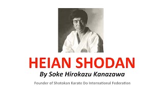 Heian Shodan Kata by Hirokazu Kanazawa I Heian Shodan Kata I Hirokazu Kanazawa [upl. by Einra911]