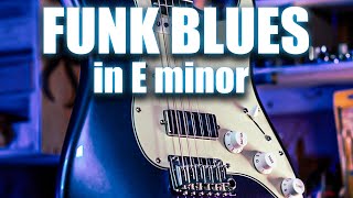 Blues Funk Backing Track in E minor Backing Track  SZBT 1052 [upl. by Iaria]