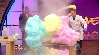 Exploding Foam Science on Rachael Ray with Jeff Vinokur amp Nick Cannon [upl. by Dust]