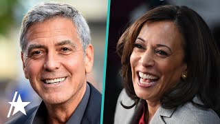 George Clooney BACKS Kamala Harris For President After Viral Biden OpEd [upl. by Annawik]